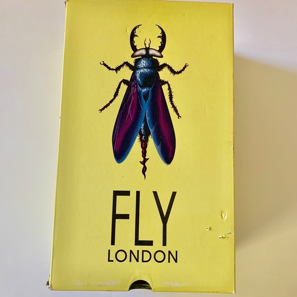 Fly London Shoes - NEW Fly London black leather wedge boots, 39 (9)